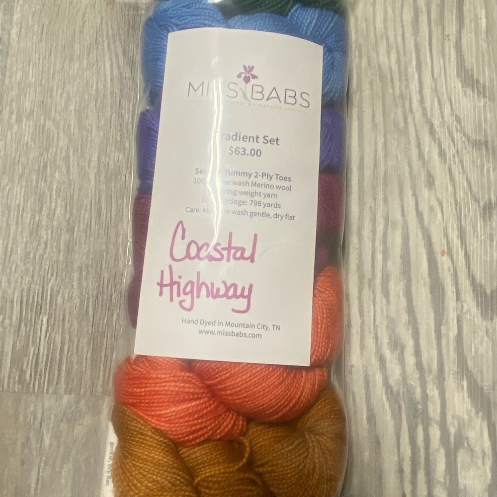 Nwt miss babs yarn kit
